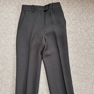 COS Wool Trousers Khaki Green